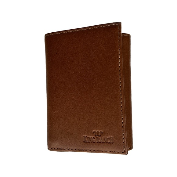 King Ranch Bags King Ranch Brown Leather Trifold Wallet Poshmark